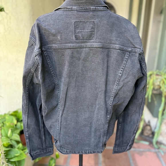 2000’s Levi’s Type 3 Black Denim Trucker Jacket XL - Picture 4 of 4